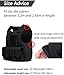 UNIVIVO Kids Tactical Vest Youth Army Costume for Boys Girls 8 10 12 14 Outdoor Airsoft Game (Black)