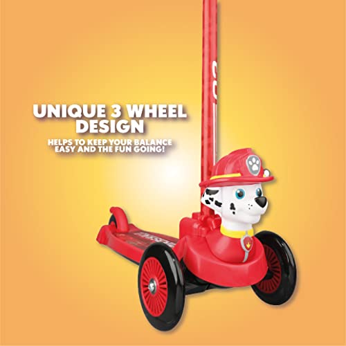 image for Sakar Paw Patrol Marshall Self Balancing Kick Scooter Toddler Scooter,