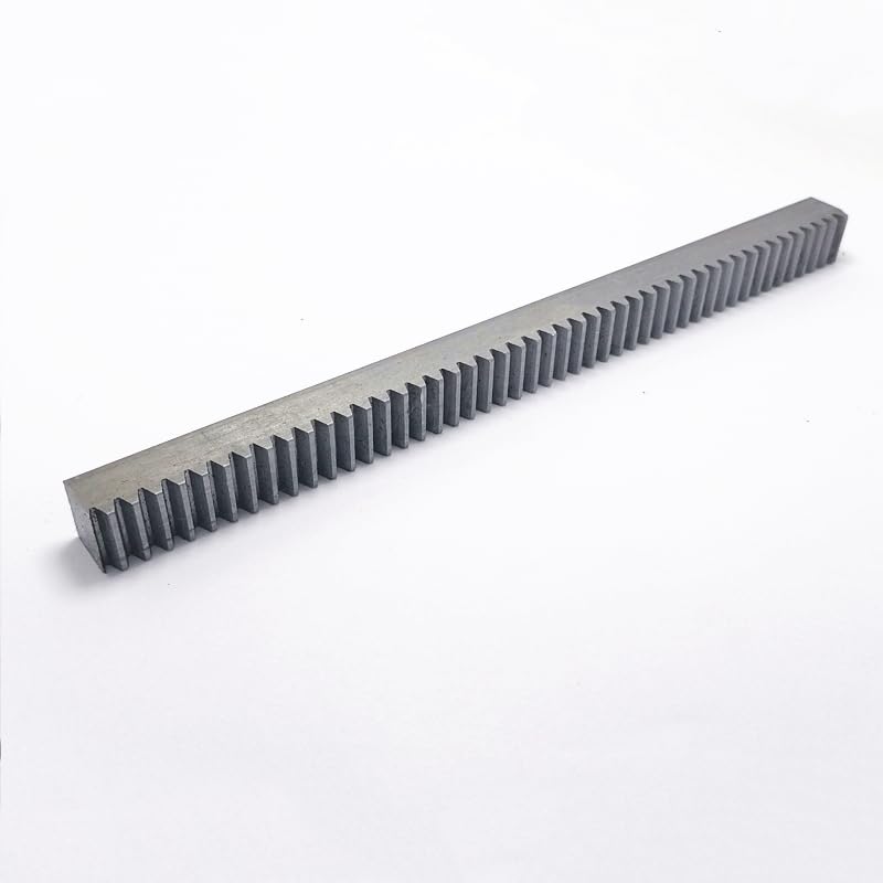 1PCS 1Mod 1 Modulus Gear Rack Steel 10*10*500mm 1PCS 1Mod 45teeth Pinion Bore Hole 6/8/10/12mm