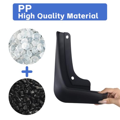 Image of Mud Flaps for 2026 Hyundai IONIQ 9 Mud Guards Splash Guards No Drilling Required Set of 4PCS, All Weather Protects Against Rocks and Debris,Compatible with IONIQ9 MudGuards Exterior Accessories