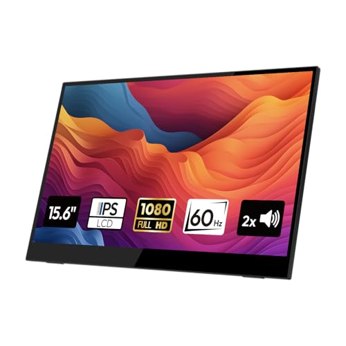 Nomad Touch - Ecran Tactile Portable de 15,6 Pouces Touch avec USB-C et HDMI | 1080P | Connectez aux téléphones, Ordinateurs Portables, PC, Xbox, PS4/5, GS156B2