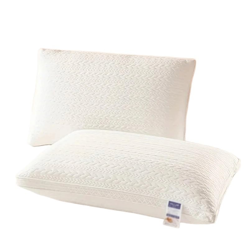 Oreiller en coton tricoté blanc pour transformer votre chambre en suite parentale confortable