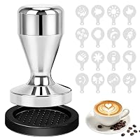 Ytwehela Espresso Tamper 51mm, Massiver Edelstahl Kaffeestampfer – Ansicht 1