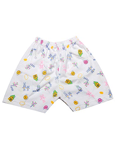 Image of Newborn Baby Boys & Girls Pure Hosiery Cotton Shorts Regular Fit Half Pant