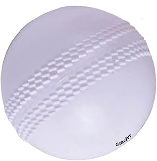 Silicone Soft Cricket Balls Practice Training for All Age Group Recommended for Indoor/Outdoor Street & Beach Crickets, White