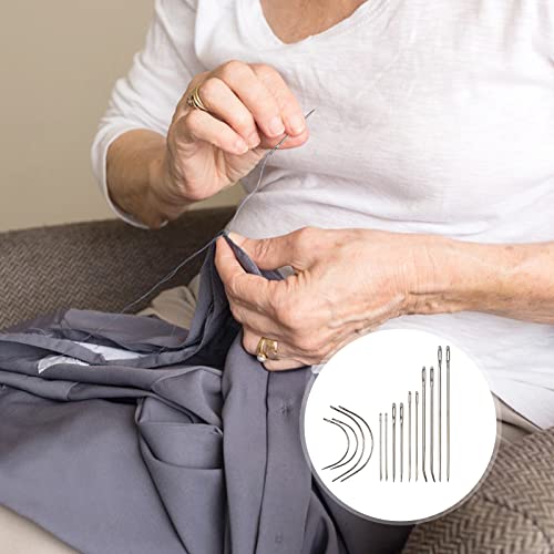 14 Pcs Leather Needles For Hand Sewing, Heavy Duty Household Hand Sewing Needles For Upholstery, Leather, Carpet, Canvas Repair #TOP5