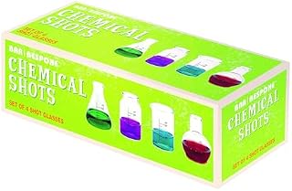 Bar Bespoke Zestaw 4 okularów chemicznych, 50 ml