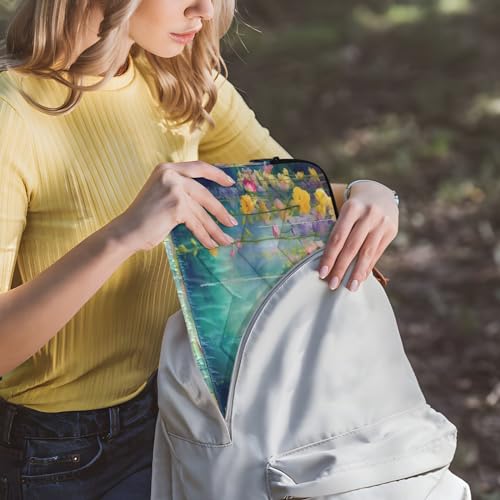 Funda para laptop de 13-14 pulgadas con diseño floral Wisteria miniatura 6