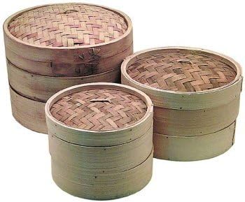 14 inch Bamboo Steamer (Set - 2 racks and 1 lid)