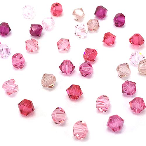 50 Pcs Swarovski 5328 6Mm Crystal Xilion Bicone Beads Rhinestones Diy Jewelry Marking Pink Colors Mix From Mychobos (Crystal-Wholesale) #TOP1