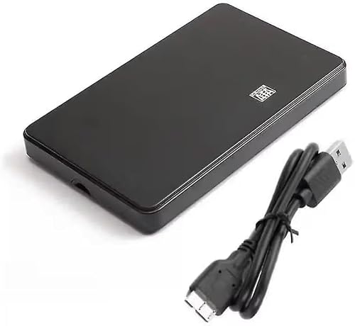 1TB 2.5-inch Slim Portable External Hard Drive, USB 2.0 Connectivity, for PC Laptop Desktop TV Box Data Backup (1TB)