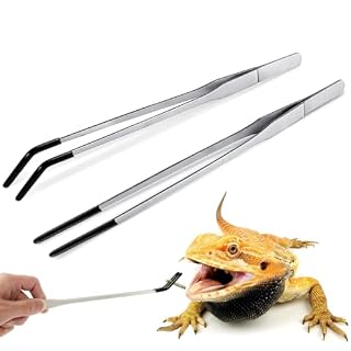 HAMKU pinces inox 27 cm, droite et courbe, pointe caoutchouc