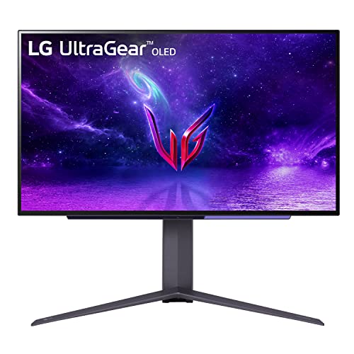 LG 27" Ultragear™ OLED QHD Gaming Monitor with 240Hz .03ms GtG & nVIDIA® G-SYNC® Compatible (Renewed), Black