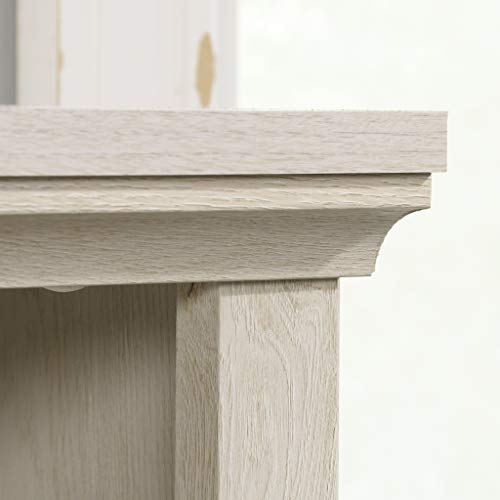 Sauder 2 Tier Book Shelf Wooden Bookcase Multipurpose Bookshelf for Home Office, Living Room, in Chalked Chestnut by Sauder - Image 3