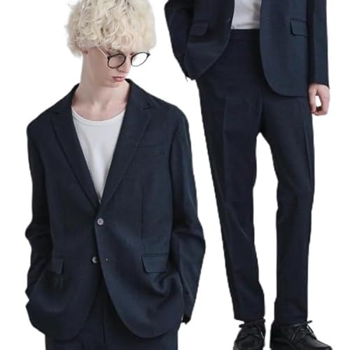 [ティーケー タケオキクチ] スーツセット 【セットアップ2点セット】 PINHEADシングルセットアップ/ONOFF兼用/ストレッチ/洗える/イージーケア 17065140 メンズ ブルー(093) 01(S)