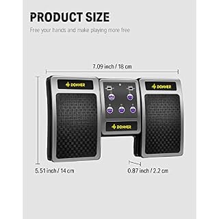 Donner Pédale Tourne-page Bluetooth pour tablette rechargeable Silber - Les Beatles, Paul McCartney, John Lennon, RIngo Starr, George Harrison Donner Pédale Tourne-page Bluetooth pour tablette rechargeable Silber – Image 3