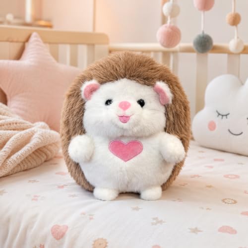 Image of SCOOBA Furry Hedgehog Soft Toy 25cm (Hedgehog)