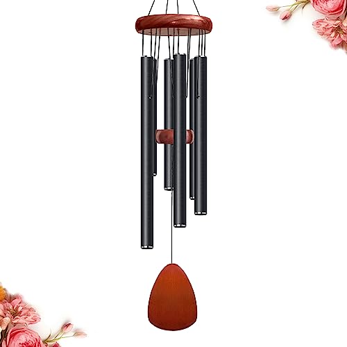 28-Black-Wind-Chimes-for-Mothers-Day-Decorative-Wind-Chimes-for-Outside-Memorial-Windchimes-Remembrance-Gift-for-Women-Mom-Grandma-Metal-Wind-Chimes-Outdoor-Decor-for-Garden-Patio-Zen 28 Black Wind Chimes for Mothers Day Decorative Wind Chimes for Outside Memorial Windchimes Remembrance Gift for Women Mom Grandma Metal Wind Chimes Outdoor Decor for Garden Patio Zen