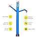 Mkevi 6ft Blue Sky Air Puppet Dancer Inflatable Waving Tube Man with Lights & Built-in Blower - Wacky Waving Dancing Tube Guy for Business Promotion Stand Out Christmas Advertising