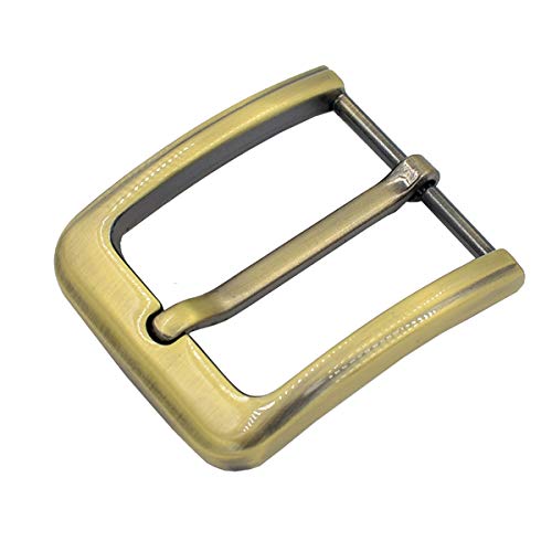 Dgol Leather Craft Diy 2 Pcs Bronze Strap Prong Pin Belt Buckle Webbing Buckles 1-1/2 Inch (40 Mm) #TOP2