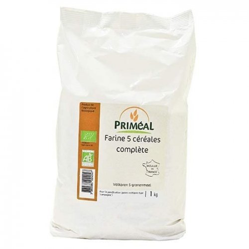 Priméal Farine Complète 5 Céréales 1 kg BIO