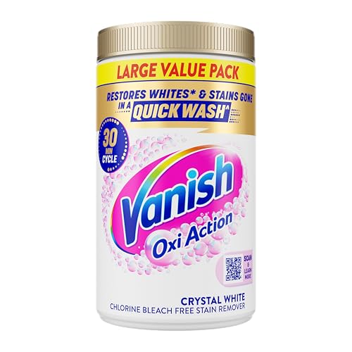 Vanish Fleckenentferner Gold Oxi Action Powder Crystal White, Pulver, 1er Pack