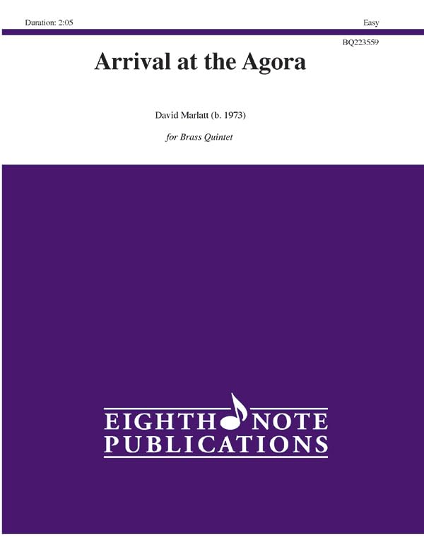 Partition Arrival at the Agora: Conductor Score & Parts avec matériel complet