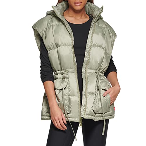Image of Levi's Women's Quilted Megan Hooded Puffer Jacket