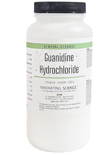 Innovating Science Ultrapure Guanidine Hydrochloride, 500g | High-Purity Crystalline Powder for Laboratory & Biochemical Applications | Greater Than or Equal to 99.0% Purity | RNase & DNase Free