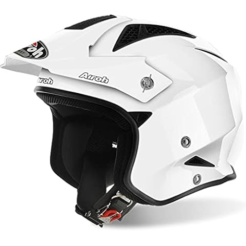 Airoh Unisex's TRR S Helmet, Color White Gloss, XL Cover