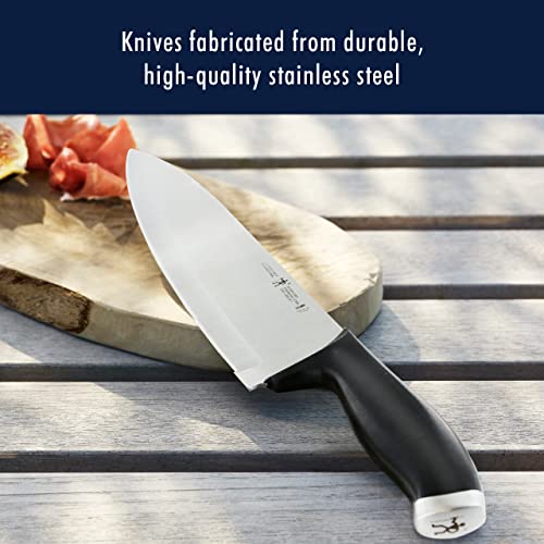 HENCKELS-Silvercap-Razor-Sharp-14-Piece-Knife-Set-Chef-Knife-Paring-Knife-Utility-Knife-Bread-Knife-Steak-Knife-German-Engineered-Informed-by-100-Years-of-Mastery HENCKELS Silvercap Razor Sharp 14 Piece Knife Set Chef Knife Paring Knife Utility Knife Bread Knife Steak Knife German Engineered Informed by 100 Years of Mastery