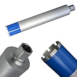 Die Diamant Nass-Bohrkrone Ø 52 mm x Nutzlänge 450 mm mit dem Anschluss UNC 1¼ ist für professionelle Kernbohrmaschinen geeignet