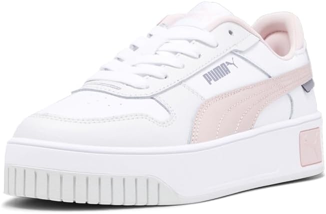 Puma Unisex-Child, Carina Street, Puma White-Rose Dust-Feather Gray, Big Kid, 7 - Image 2