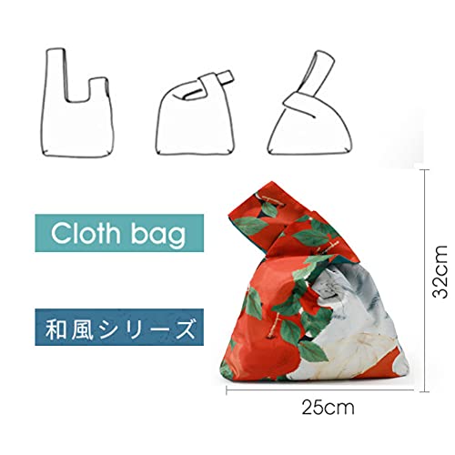 Sac de poignet étanche à motif kimono japonais traditionnel