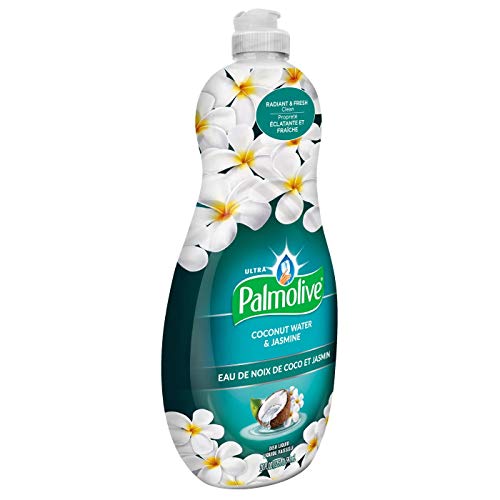 Palmolive Ultra Liquid Dish Soap | Soft Touch On Hands | Tough-On-Grease | Concentrated Formula | Coconut Water & Jasmine Scent - 20 Ounce Bottle (Pack Of 3) #TOP1