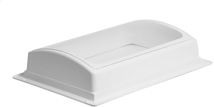 Tough Grade RV/Camper Dome Skylights - Acrylic Replacement Skylights Inner Dome - End Arch, 14"x22"