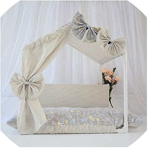 Beapet Detachable Dog House Pet Bed Tent Cat Kennel Indoor Bow Design Puppy Mat Pet House Sofa Sleeping Bag Winter Nest Kennel For Cats,2,L (Color : 2, Size : Large)