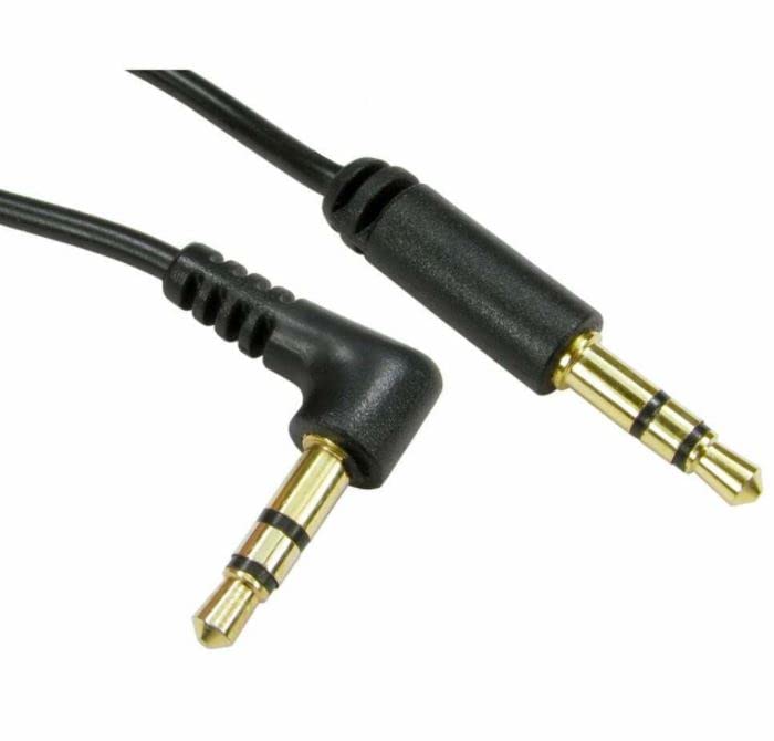 ACL 1.0 Meter 90 Degree Right Angle 3.5mm Auxiliary Audio Jack To Jack Cable Male To Male AUX Cable For Headphones Home And Car Stereos - View #13