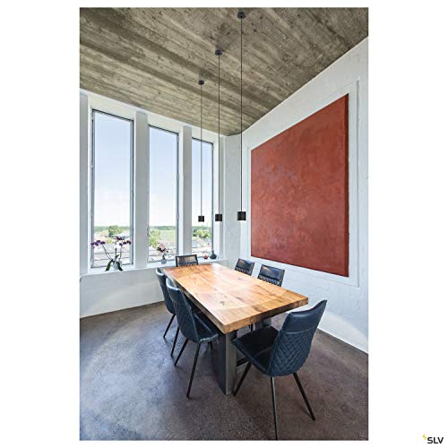 SLV elektrische Komponente FITU / Deckenrosette schwarz Stahl