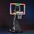 Cofiyard LED Basketball Hoop Outdoor with 44 Inch Shatterproof Backboard, 10FT Height Portable Basketball Hoop Outdoor, Adjustable Basketball Goal System with Extra Sandbag