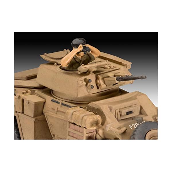 Revell 03289 Humber Mk.II, Panzermodellbausatz 1:76 originalgetreuer Modellbausatz für Fortgeschrittene, unlackiert – Bild 6