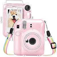 MUZIRI KINOKOO Funda Instax Mini 12 Transparente - Compatible