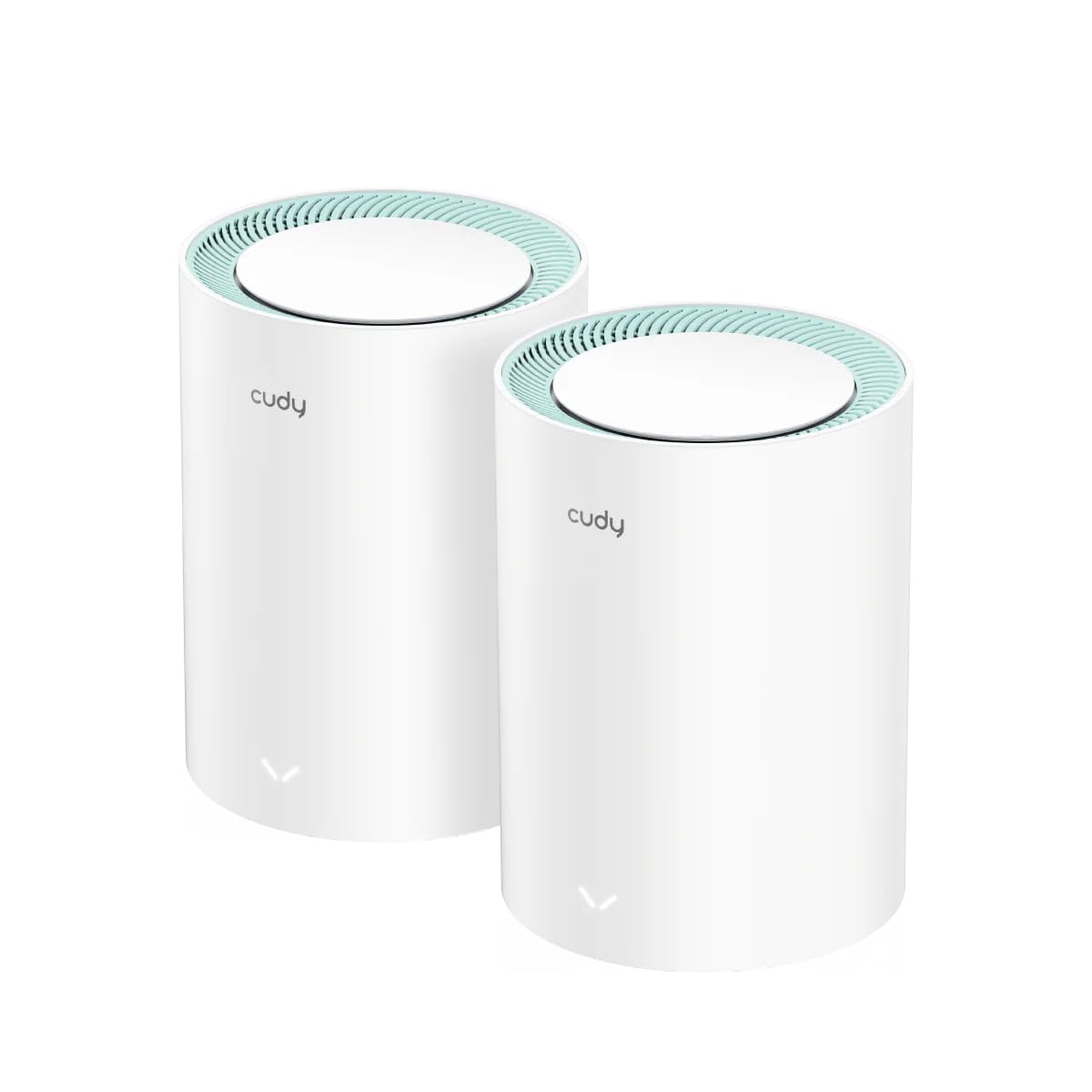Cudy Sistema Wi-Fi de Malla AX1500 WiFi 6 de Doble Banda, Reemplaza Routers y Extensores, Cubre hasta 180㎡, 3 Puertos Gigabit por Unidad, Soporta Ethernet Backhaul, M1500 2-Pack