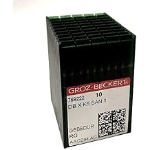 100 Groz Beckert DBXK5 SAN1 GEBEDUR Titanium Coated Embroidery Machine Needles Size 60/8