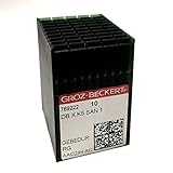 100 Groz Beckert DBXK5 SAN1 GEBEDUR Titanium Coated Embroidery Machine Needles (size 80 / 12)