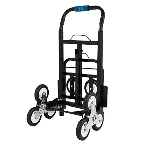 image for BestEquip Portable 330 LBS Capacity Stair Climbing Cart 30 Inch Folded