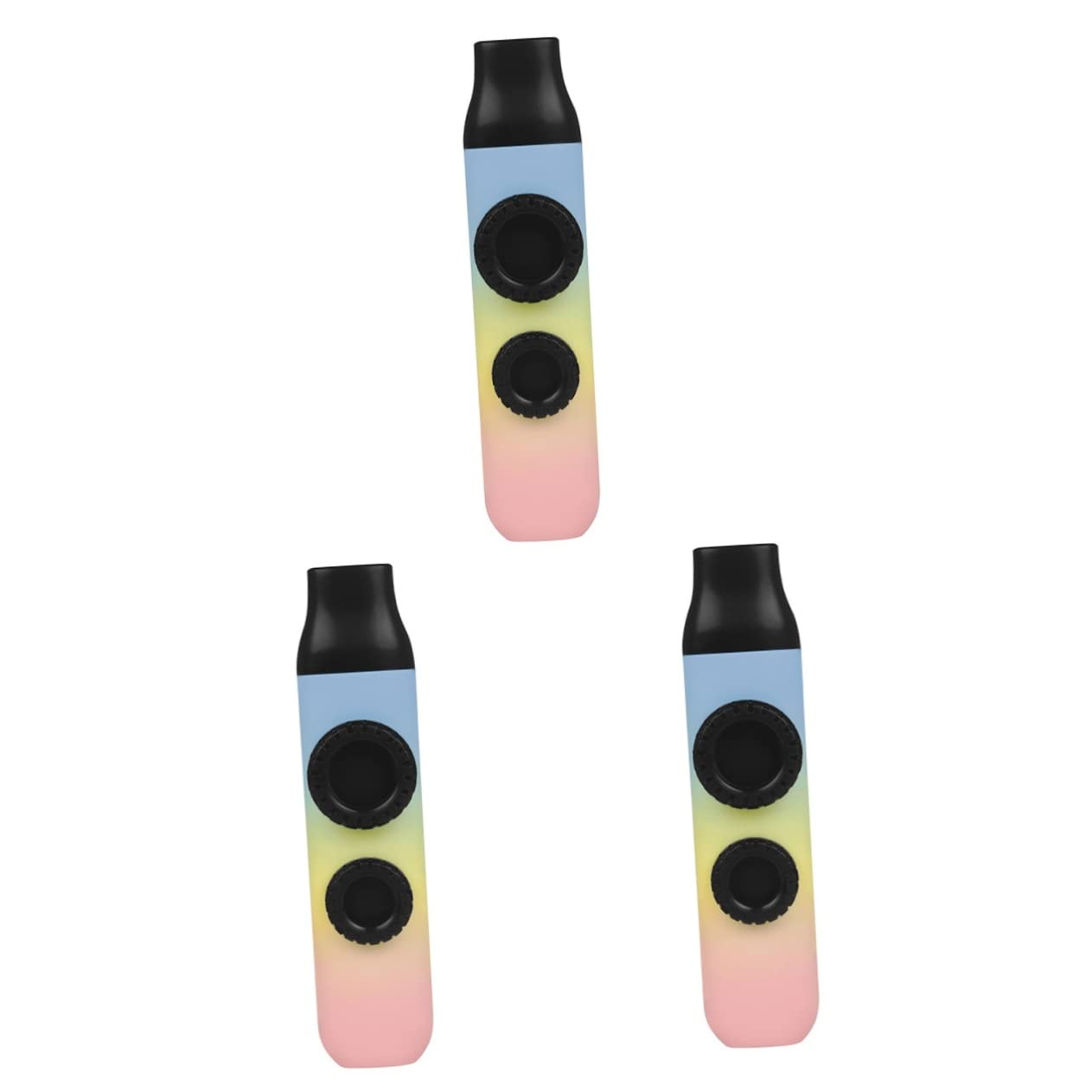 SUPVOX 3sets Kazoo Portatile Per Strumento Musicale Facile Da Suonare Compatto e Colorato Per Accompagnamento Chitarra e Ukulele Per Giocattoli Musicali e Educazione Infantile
