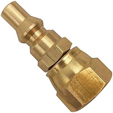 METER STAR Nueva parrilla de barbacoa de gas propano, dispositivo calentador de 14 "tecla rápida para conectar tu RV de baja presión de conexión