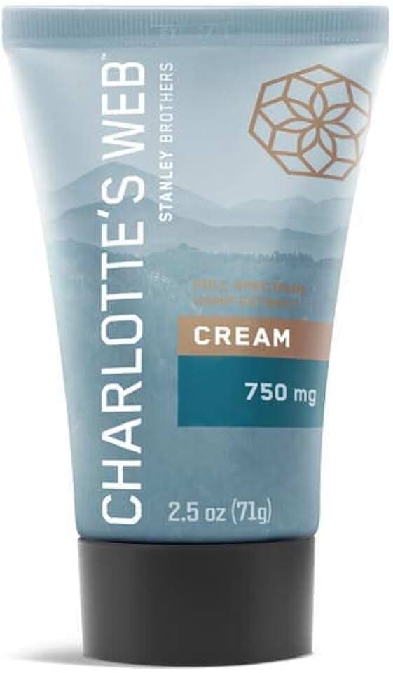 Charlotte's Web Unscented Hemp Cream - 2.5 Fl Oz - Natural, Cruelty-Free, Vegan Moisturizer for Dry Skin