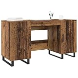 【Poste de travail stylé】Ce bureau informatique industriel avec rangement combine esthétique moderne et fonctionnalité, créant un bureau chic. Avec ses multiples compartiments de rangement et sa surface lisse et mate, il est parfait pour garder les essentiels organisés. Mots-clés : Bureau, Table de travail, Bureau en bois d'ingénierie.
